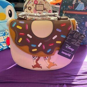 Disney Loungefly Chip & Dale with sweets Purse